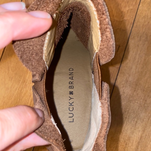 LUCKY BRAND Brown Leather Booties - Picture 6 of 6